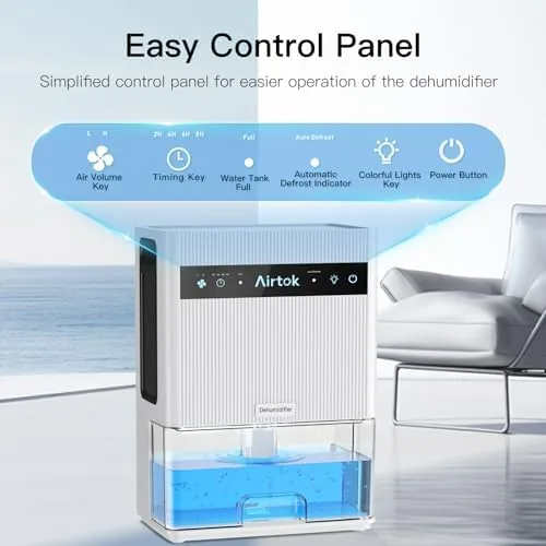 The Airtok Dehumidifier for Home, Up to 950 Sq.Ft, 105.6 OZ in real use