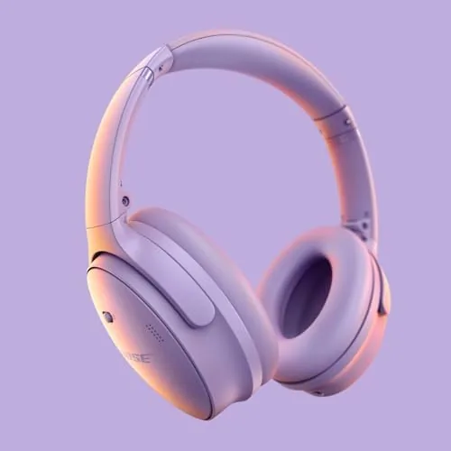 Close look at the Bose QuietComfort Bluetooth Headphones, Wireless Headphones with Active Over Ear build quality