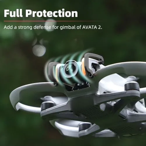The Arzroic Gimbal Bumper/Guard for DJI Avata 2 Accessories, Gimbal and in real use
