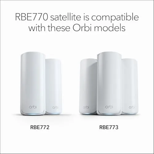 The NETGEAR Orbi 770 Series Tri-Band WiFi 7 Mesh Add-on Satellite in real use