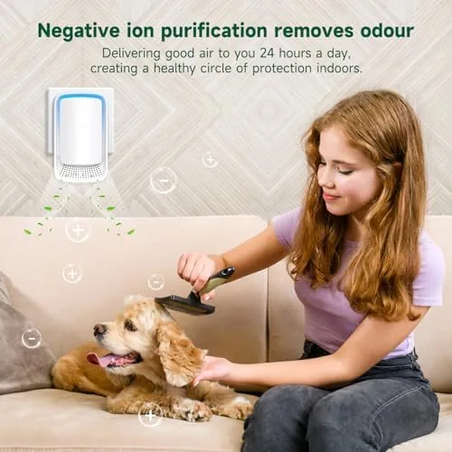 Another view of the Air Ionizers for Home (3 Pack), Negative Ion Generator, Quiet