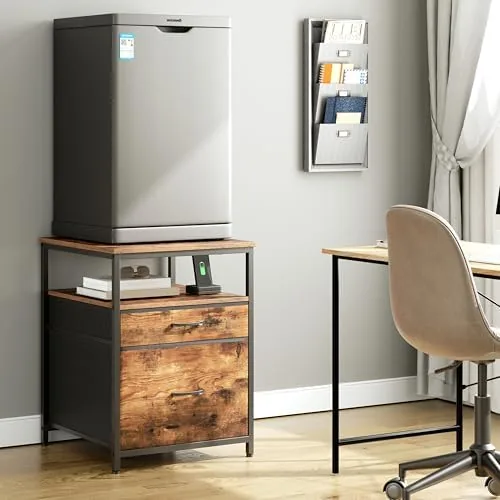 Testing the Herture Mini Fridge Stand with 3 Storage, Mini Fridge Cabinet over two weeks