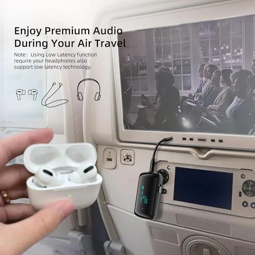 Close look at the Bluetooth 5.2 Transmitter Receiver for 2 AirPods/Headphones | Flight Bluetooth build quality