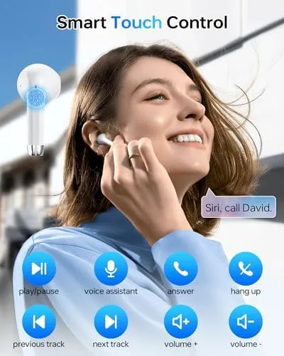 Another view of the KTGEE Wireless Earbuds Bluetooth 5.3 Ear Buds Headphones, 40Hrs Playback