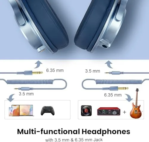 The OneOdio A71 Hi-Res Wired Over-Ear Studio Headphones for DJ, Mixing in real use