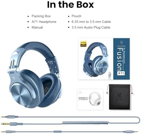 Testing the OneOdio A71 Hi-Res Wired Over-Ear Studio Headphones for DJ, Mixing over two weeks
