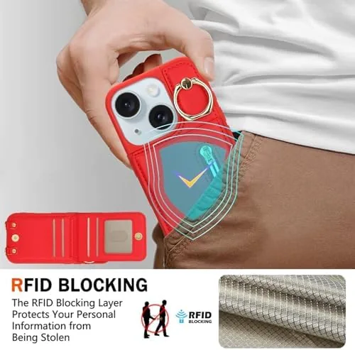 The Crossbody Wallet Case for iPhone 13/14 with Lanyard Strap Card compared in context