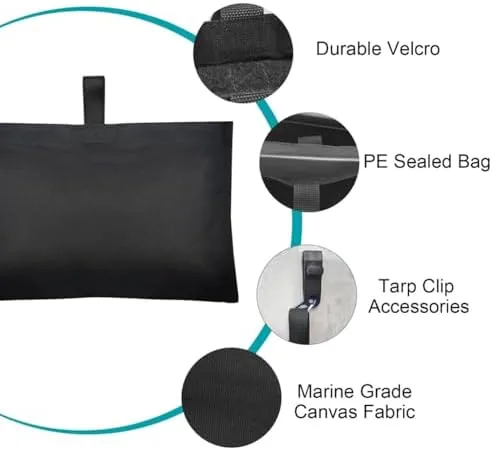 The 8 Packs Boat Cover Sand Bags for Boat Tarp Weights compared in context