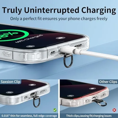 The Phone Lanyard Tab, Heavy Duty Tether Tab for iPhone & in real use