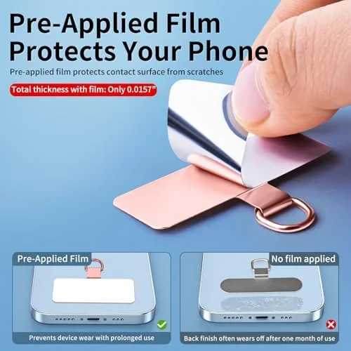 Another view of the Phone Lanyard Tab, Heavy Duty Tether Tab for iPhone &