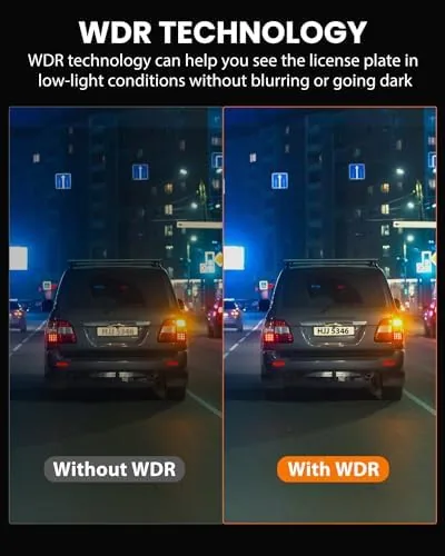 The Dash Cam Front Rear 4K/1080P, Dash Camera for Cars Build compared in context