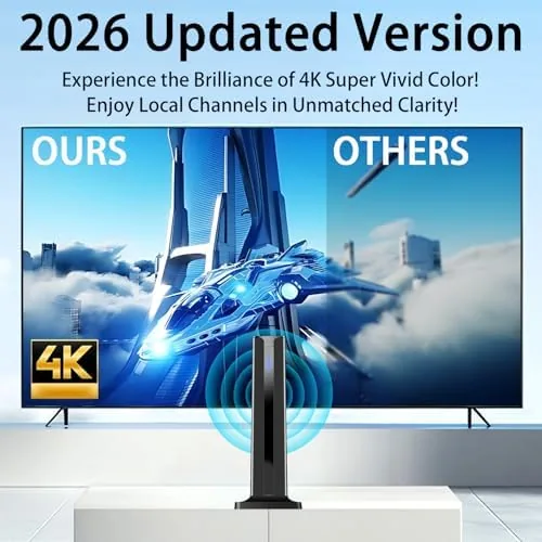 The Digital TV Antenna for Smart TV Indoor,TV Antenna with 3M in real use