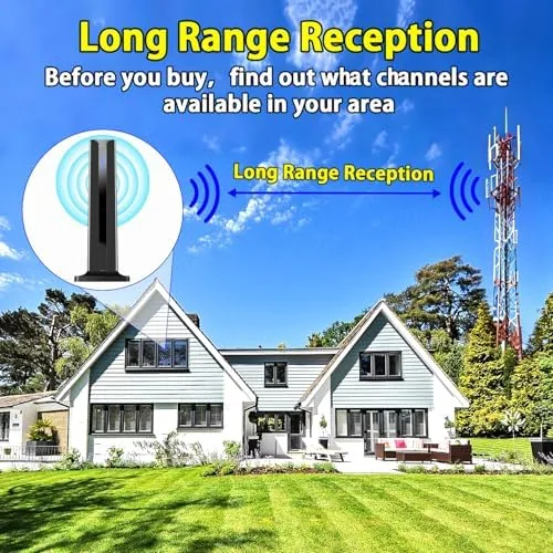 Another view of the Digital TV Antenna for Smart TV Indoor,TV Antenna with 3M