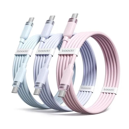 Overview of the USB C to USB C Cable 3Pack, 6ft, 60W Fast