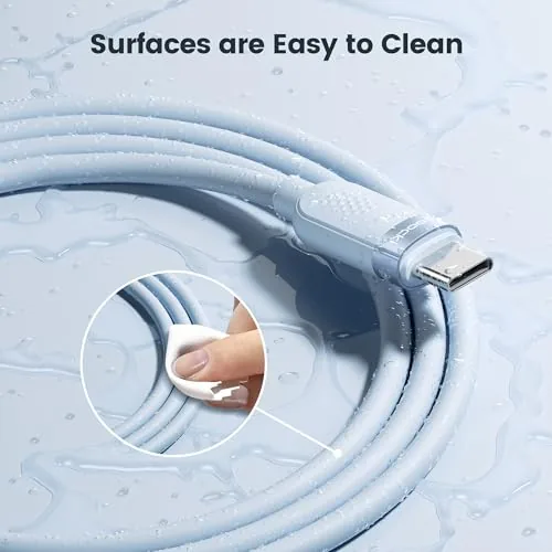 Another view of the USB C to USB C Cable 3Pack, 6ft, 60W Fast