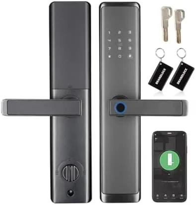 Overview of the Sophies Keyless Entry Smart Lock with Handle, WiFi Door Lock