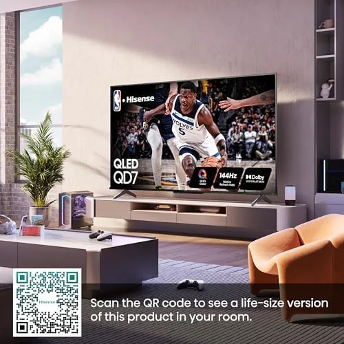 The Hisense 65-Inch Class QD7 Series QLED 4K UHD Google Smart in real use