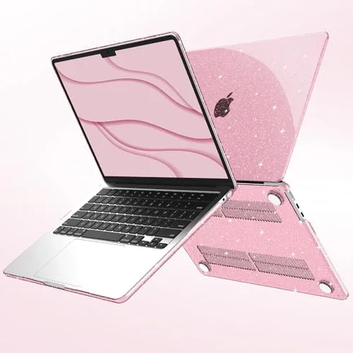 Another view of the G JGOO Compatible with MacBook Air 13 inch Case 2026