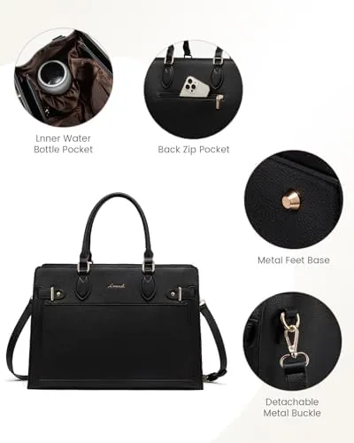 The LOVEVOOK Laptop Bag for Women, 17 Inch Large PU Leather compared in context