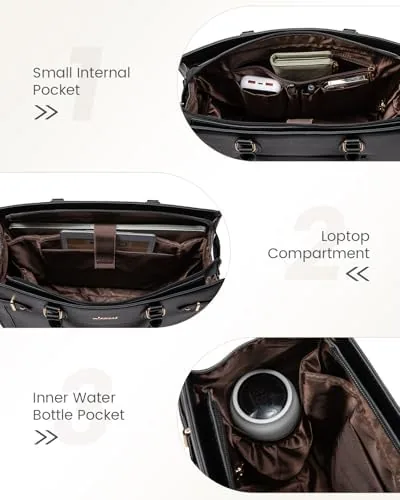 Testing the LOVEVOOK Laptop Bag for Women, 17 Inch Large PU Leather over two weeks