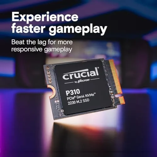 The Crucial P310 2TB M.2 2230 SSD, PCIe Gen4 NVMe, Up in real use