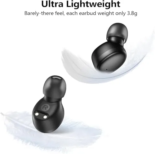 The kurdene Wireless Earbuds Bluetooth 5.3 Light Weight in Ear Headphones in real use