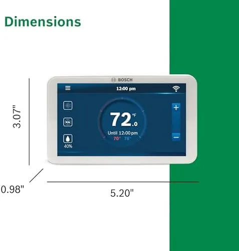 Testing the Bosch Connected Control BCC110 Smart Phone Wi-Fi Thermostat - Compatible over two weeks