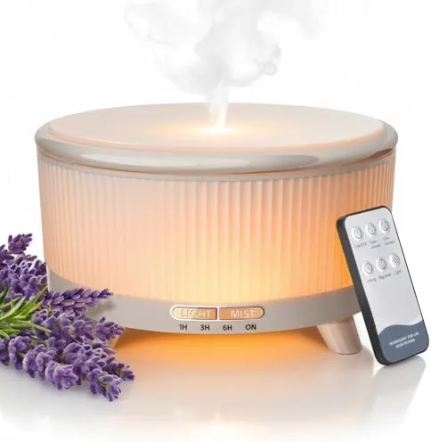 20-Hour Long-Lasting Aromatherapy, 500ML Essential Oil Diffuser | Ultrasonic Cool Mist Humidifier with Remote Review: Tested and Rated
