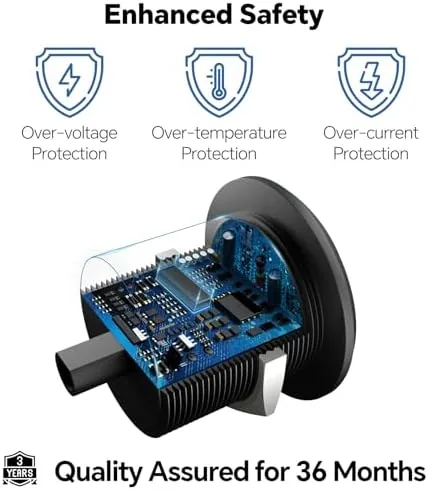 The acegoo 24W USB C Car Charger, Aluminum Fast Charging 12V compared in context