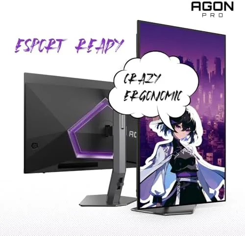 Monitor displaying a vivid HDR gaming scene