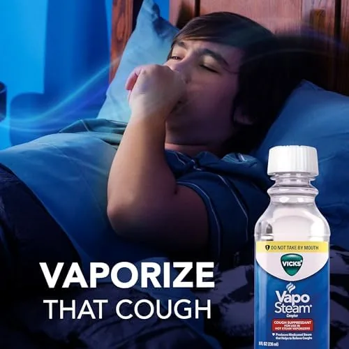 The Vicks Warm Steam Vaporizer Bundle with 8 Oz VapoSteam Liquid compared in context