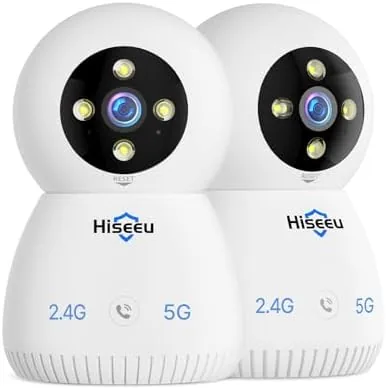 Overview of the Hiseeu Indoor Camera, 5MP Baby Monitor, Pet Camera for Home
