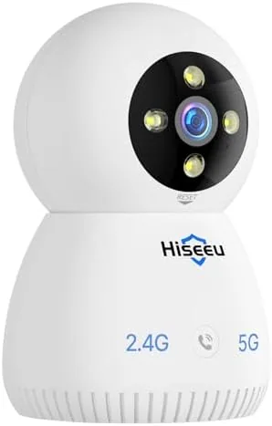 Testing the Hiseeu Indoor Camera, 5MP Baby Monitor, Pet Camera for Home over two weeks