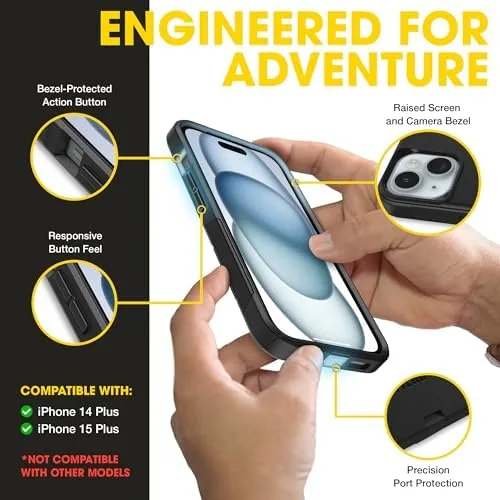 Another view of the OtterBox iPhone 15 Plus/14 Plus Commuter Series MagSafe Case