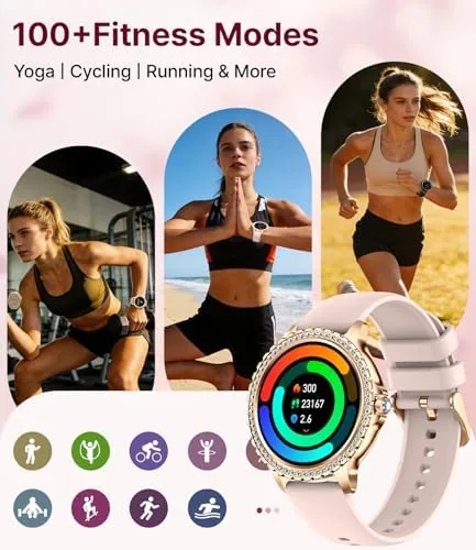 The LIGE Smart Watches for Women,1.32" HD Fitness Tracker Watch with in real use
