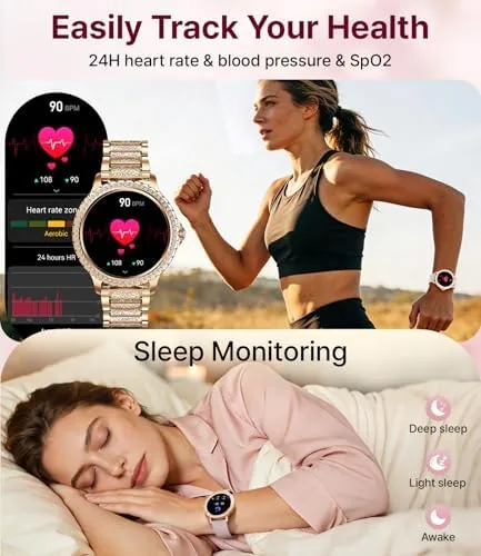 Another view of the LIGE Smart Watches for Women,1.32" HD Fitness Tracker Watch with