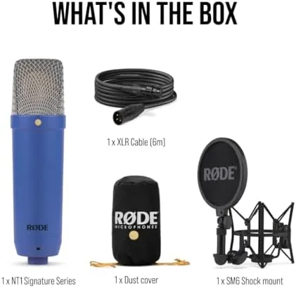 Testing the RØDE NT1 Signature Series Large-Diaphragm Condenser Microphone with Shock Mount over two weeks