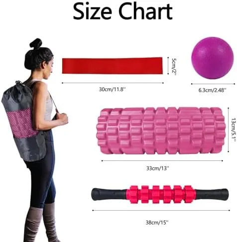 Testing the 5 in 1 Foam Roller Set High Density Patented Foam over two weeks