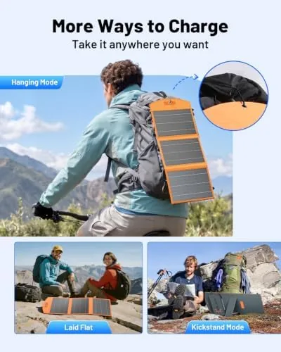 Testing the SOLUPUP Solar Panels 30W Portable Foldable Solar Charger with 5V over two weeks