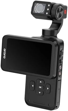 The ORDRO M5 5K 3-Axis Gimbal Handheld Video Camera Pocket Vlog in real use