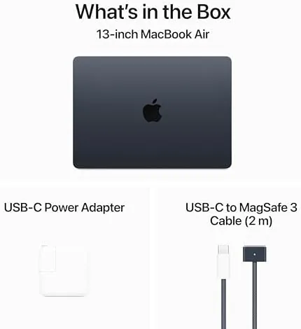 The bottom panel of the MacBook Air showing its clean renewed condition