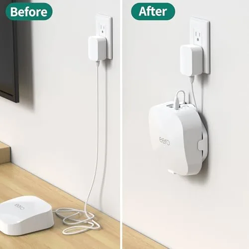 The HomeMount Wall Mount for eero Pro 6/6E, Custom Fit, 1 in real use