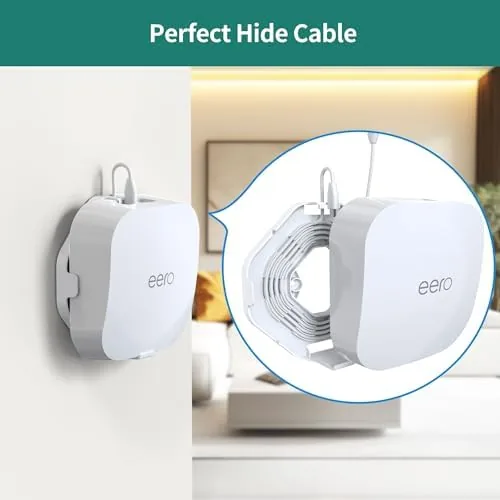 Another view of the HomeMount Wall Mount for eero Pro 6/6E, Custom Fit, 1