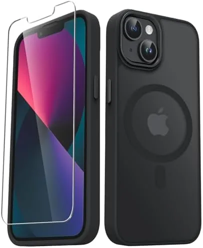 YENAPOON for iPhone 14 Case, iPhone 13 Case, Matte Magnetic Case, Black | Fit Review: Tested and Rated