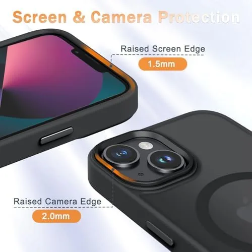 Another view of the YENAPOON for iPhone 14 Case, iPhone 13 Case, Matte Magnetic