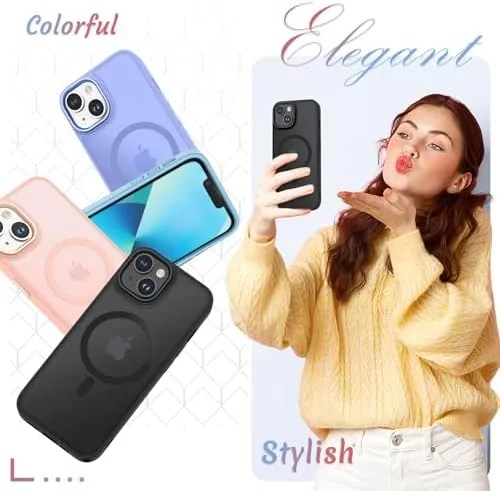 The YENAPOON for iPhone 14 Case, iPhone 13 Case, Matte Magnetic compared in context
