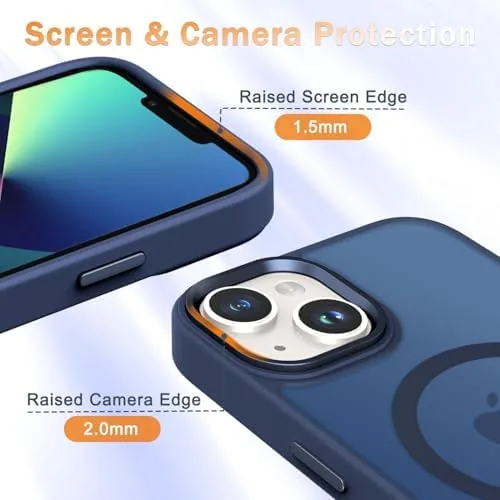 Another view of the YENAPOON for iPhone 14 Case, iPhone 13 Case, Matte Magnetic