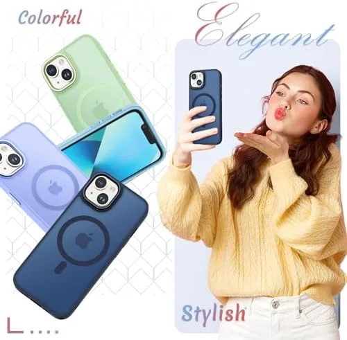 The YENAPOON for iPhone 14 Case, iPhone 13 Case, Matte Magnetic compared in context