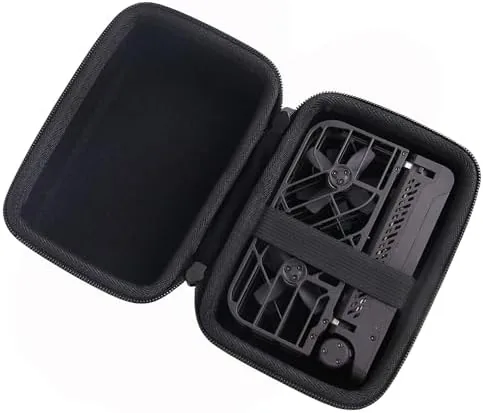 Close look at the Hard EVA Carrying Case Compatible with HOVERAir X1 Drone with build quality