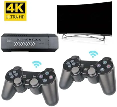 Close look at the X2 Plus 4K Retro Game Stick, HD Home Video Game build quality